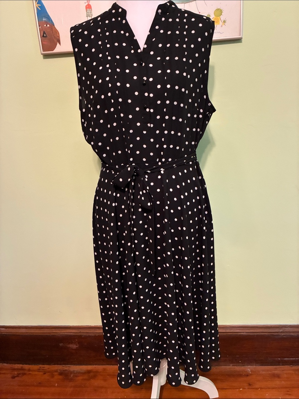 Nanette Lepore summer polka-dot dress, size 12